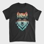 Hand Draw Landscape Wolf, Tricou Barbati (Unisex)