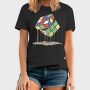Melting Rubik, Tricou Barbati (Unisex)