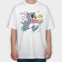 Crazy Tom, Tricou Oversize Barbati (Unisex)