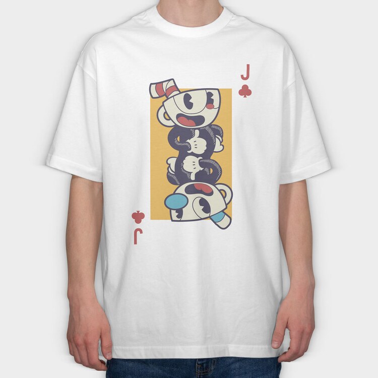 Cuphead 2, Tricou Oversize Barbati (Unisex)