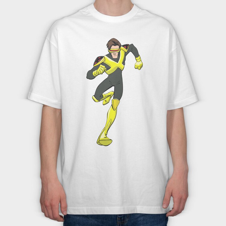 Cartoon Retro X Men 6, Tricou Oversize Barbati (Unisex)