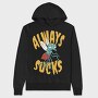 Mosquito Cartoon Quote, Hanorac Oversize Barbati (Unisex)