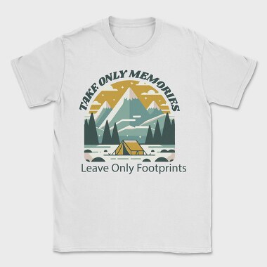 Motivational Camping Quote, Tricou Barbati (Unisex)