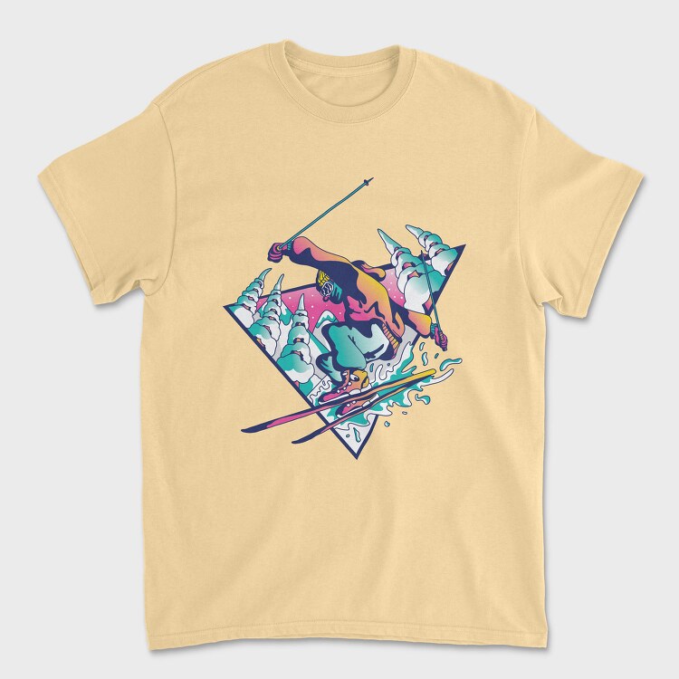 Ski Guy, Tricou Barbati (Unisex)