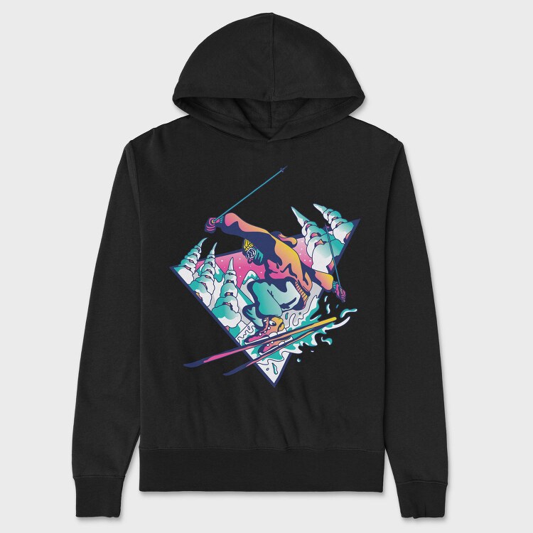 Ski Guy, Hanorac Oversize Barbati (Unisex)