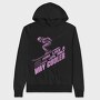 Skier Action Quote, Hanorac Oversize Barbati (Unisex)