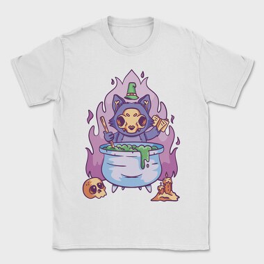 Skull Cat Gothic Witch Cake, Tricou Barbati (Unisex)