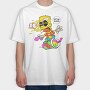 Crazy Bartman, Tricou Oversize Barbati (Unisex)