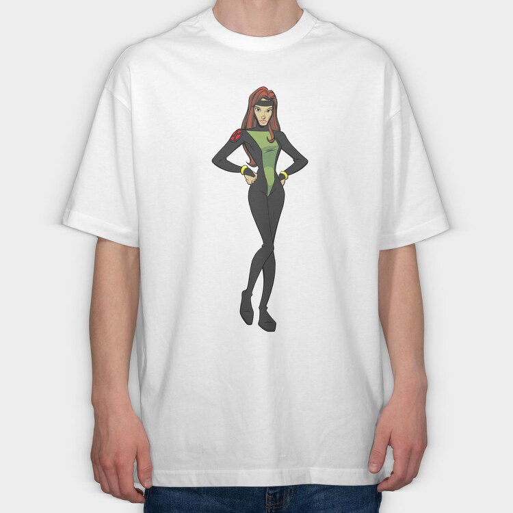 Cartoon Retro X Men 5, Tricou Oversize Barbati (Unisex)