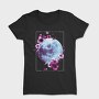 Moon And Flowers Japanese Spring, Tricou Femei