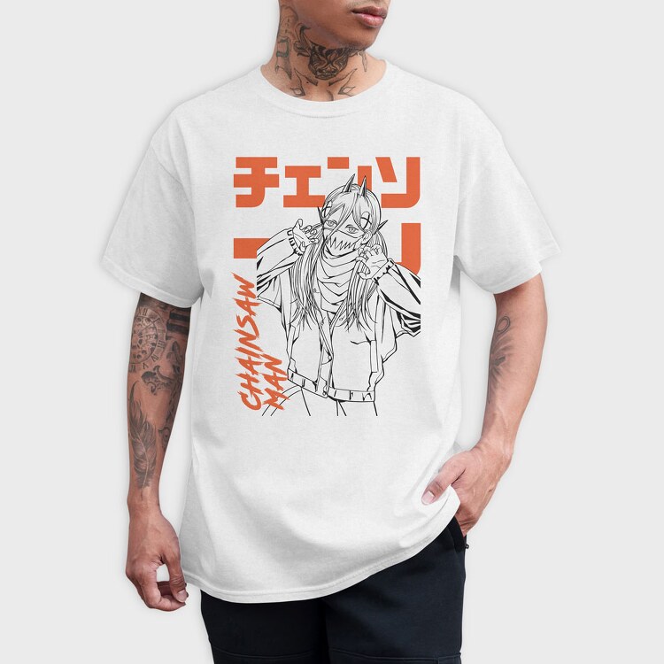 Chainsaw Man 9, Tricou Barbati (Unisex)