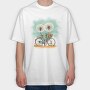 Dandelions Bike, Tricou Oversize Barbati (Unisex)