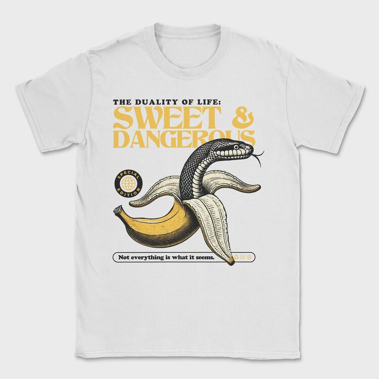 Dangerous Snake Banana Trend, Tricou Barbati (Unisex)