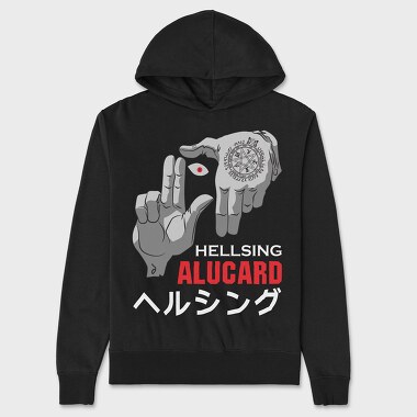 Hellsing 2, Hanorac Oversize Barbati (Unisex)