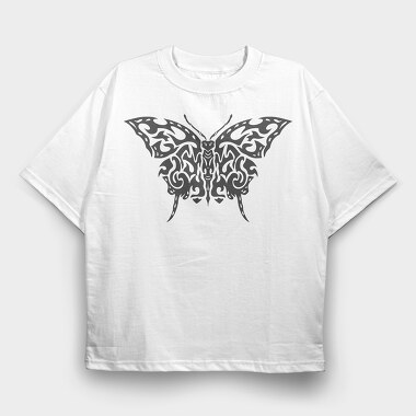 Dark Butterfly, Tricou Oversize Barbati (Unisex)