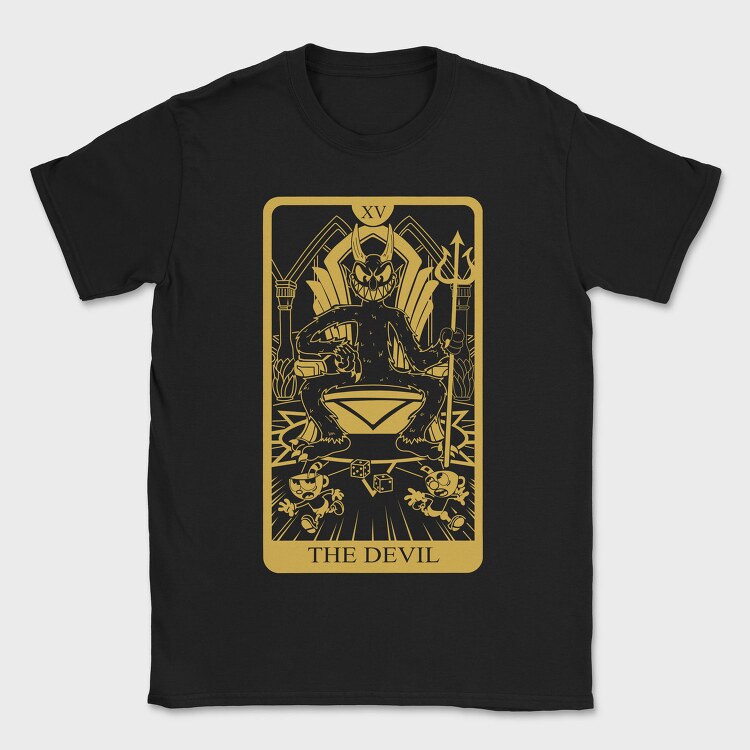 Cuphead 10, Tricou Barbati (Unisex)