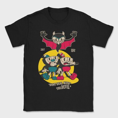 Cuphead 1, Tricou Barbati (Unisex)
