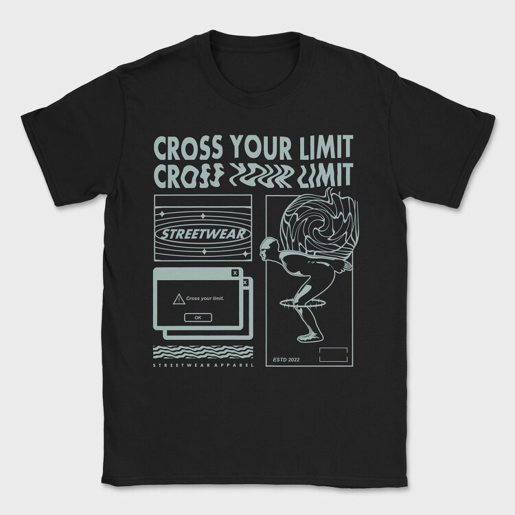 Cross Your Limits 2, Tricou Barbati (Unisex)