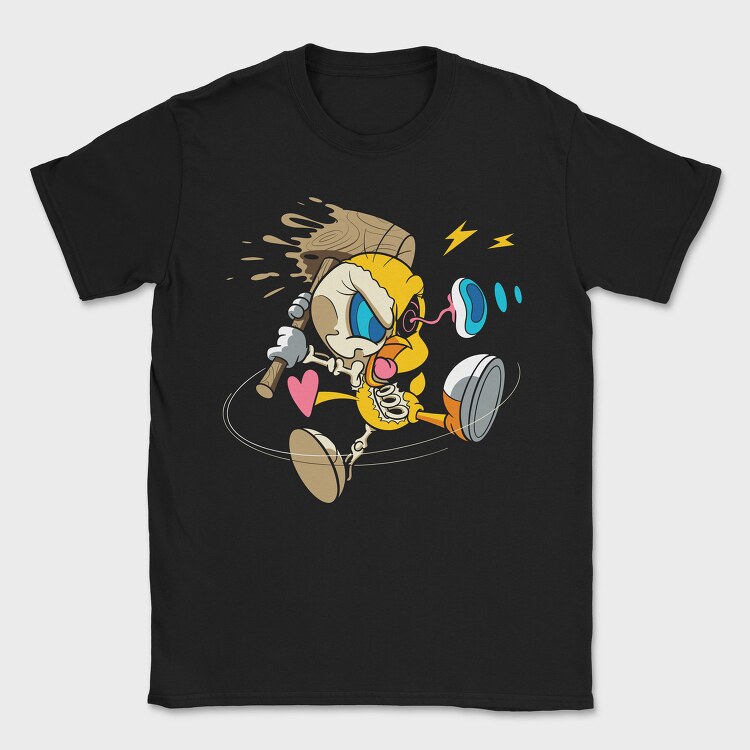 Crazy Tweety, Tricou Barbati (Unisex)