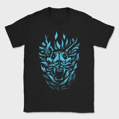 Dark Creature Demon Animal Head Darkness, Tricou Barbati (Unisex)