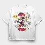 Crazy Mickey, Tricou Oversize Barbati (Unisex)