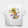 Crazy Bartman, Tricou Oversize Barbati (Unisex)