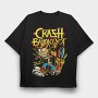 Crash Bandicoot, Tricou Oversize Barbati (Unisex)