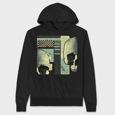 Skull Code Tote, Hanorac Oversize Barbati (Unisex)