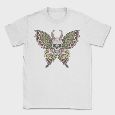 Skull Moth Wings, Tricou Barbati (Unisex)