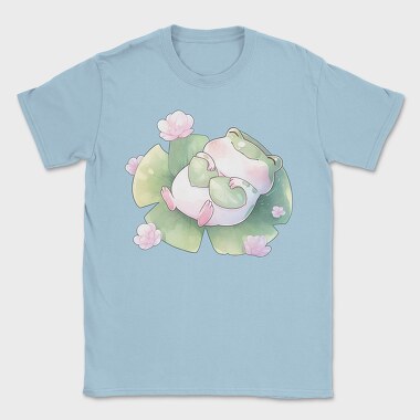 Sleeping Frog Lily Pad Froggy, Tricou Barbati (Unisex)