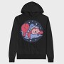 Sleeping Sloth On A Pillow Cap, Hanorac Oversize Barbati (Unisex)