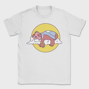 Sleepy Sloth In The Clouds, Tricou Barbati (Unisex)
