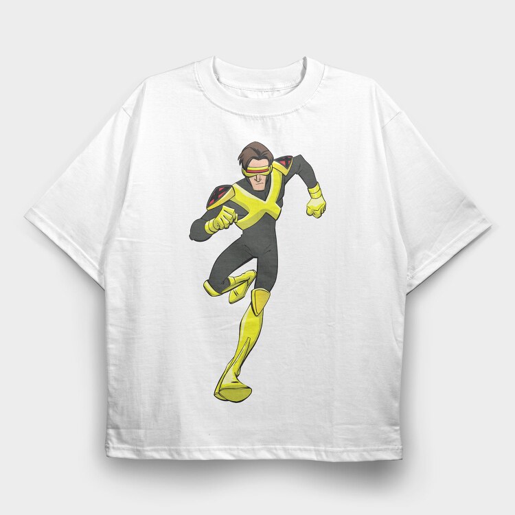 Cartoon Retro X Men 6, Tricou Oversize Barbati (Unisex)