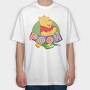 Cartoon Retro Winnie the Pooh 2, Tricou Oversize Barbati (Unisex)