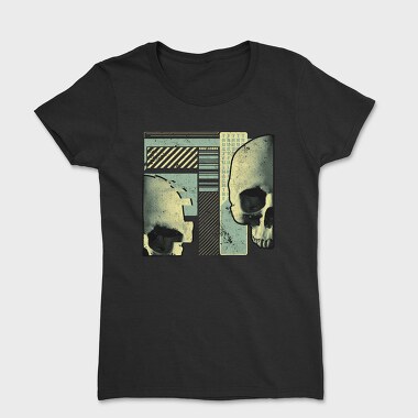 Skull Code Tote, Tricou Femei