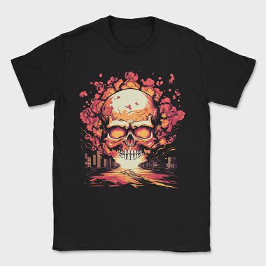 Skull Death Explosion, Tricou Barbati (Unisex)