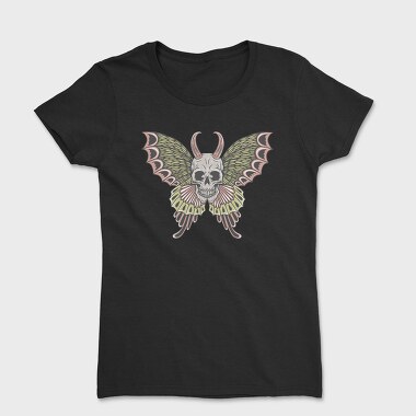 Skull Moth Wings, Tricou Femei