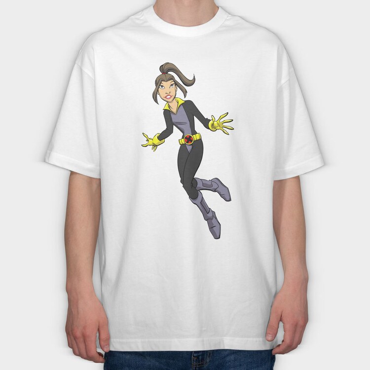 Cartoon Retro X Men 1, Tricou Oversize Barbati (Unisex)