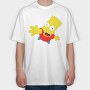 Cartoon Retro the Simpsons 6, Tricou Oversize Barbati (Unisex)