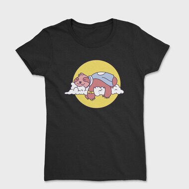 Sleepy Sloth In The Clouds, Tricou Femei