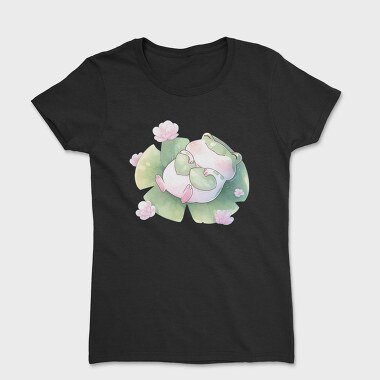 Sleeping Frog Lily Pad Froggy, Tricou Femei