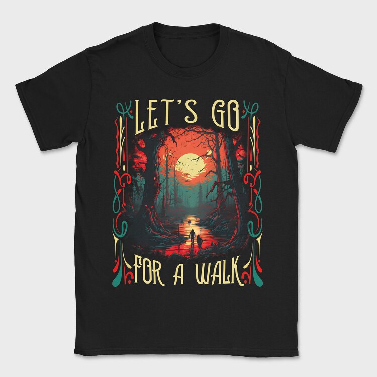 Dark Forest Horror Woods, Tricou Barbati (Unisex)