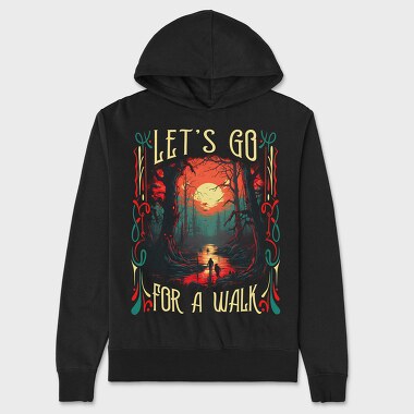Dark Forest Horror Woods, Hanorac Oversize Barbati (Unisex)
