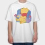 Cartoon Retro Winnie the Pooh 6, Tricou Oversize Barbati (Unisex)