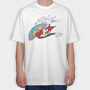 Cartoon Retro Woody Woodpecker 6, Tricou Oversize Barbati (Unisex)