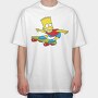 Cartoon Retro the Simpsons 5, Tricou Oversize Barbati (Unisex)