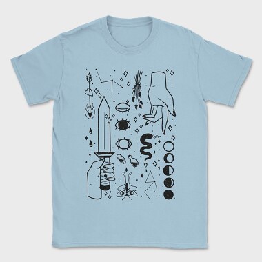 Dark Magic Elements, Tricou Barbati (Unisex)