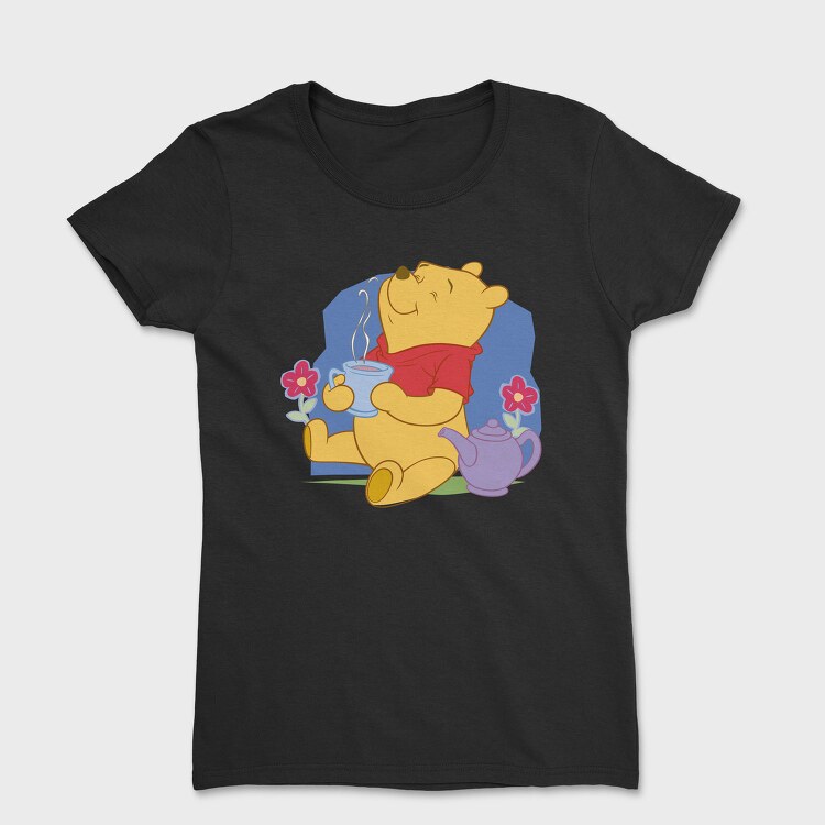 Cartoon Retro Winnie the Pooh 6, Tricou Femei