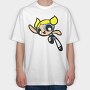 Cartoon Retro the Powerpuff Girls 4, Tricou Oversize Barbati (Unisex)