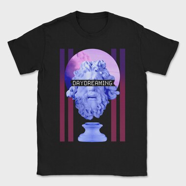 Daydreaming Statue Vaporwave Sculpture, Tricou Barbati (Unisex)